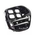 Kia Sportage 2017 2018 2019 Fog Light Bezel Passenger Side Plastic For Led Gloss Black With Gray Molding Replacement Ki1039178 