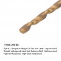 Uxcell M2 X 0 4 Spiral Flute Tap And 1 6mm Twist Drill Bit Set Metric Titanium Plated 6542 High Speed Steel Machine Threading