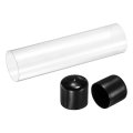 Clear Rigid Acrylic Pipe 46mm 1  Id X 50mm 1 97 Od 8 Round Polycarbonate Tube Plastic Tubing With Rubber Caps For Plumbing 