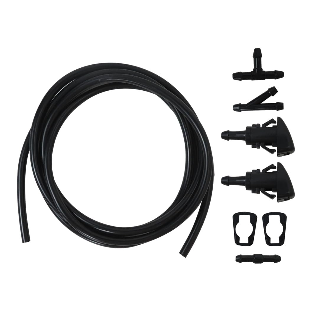 4805742ab 5116079aa 5113049aa 5303833aa Car Windshield Wiper Washer Squirter Nozzle Spray Jet Kit Fluid Hose T For 2011-2017
