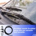 4805742ab 5116079aa 5113049aa 5303833aa Car Windshield Wiper Washer Squirter Nozzle Spray Jet Kit Fluid Hose T For 2011-2017