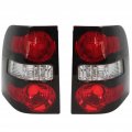 Tail Light Assemblies For Ford Explorer 2006 2007 2008 2009 2010 Driver And Passenger Side Pair Halogen Clear Red Lens 