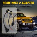 Opp Ulite 4 Inch Jl Led Fog Lights For Jeep Wrangler 2018022 Jlu Unlimited Sport Rubicon Sahara Driving Lamps With 2 Bracket 2