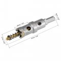 21mm Carbide Hole Cutter Saws For Stainless Steel Sheet Metal Non-slip Triangular Shank Limit Step With Titanium Coated Center