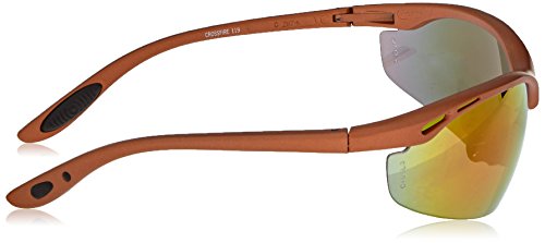 Crossfire 119 Talon Safety Glasses Red Mirror Lens Copper Frame