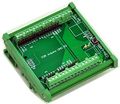Electronics-salon Din Rail Mount Screw Terminal Block Adapter Module For Arduino Uno R3 