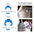 100pcs 1 4 Inch 3 8 Locking Clip Set For Ro Water Filtration Systems Tube Quick Connect Lock Clamps Fitting Replacement Parts