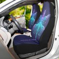 Yettasbin Dragonfly Front Car Seat Cover Non-slip Stain Water Resistant Breathable Protector Universal Fits Suv Auto Cars Truck