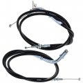 Niche Push Pull Throttle Cable Set For Kawasaki En450 454 Ltd 54012-1264 54012-1265