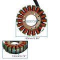 18 Coil 5 Wire Magneto Stator Ignition Generator Replacement For Kfx450r 2008-2014 21003-0067