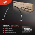A-premium Outlet Upper Engine Oil Cooler Line Hose Assembly Compatible With Chevrolet C2500 K2500 Suburban C3500 K3500 V8 7 4l
