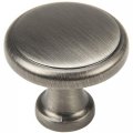 Cosmas 25 Pack 9985as Antique Silver Round Cabinet Hardware Knob 1-1 8 Diameter 