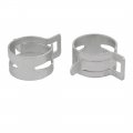 Uxcell 10 Pcs 19mm Spring Band Type Action Fuel Hose Pipe Low Pressure Air Clip Clamp