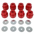 Body And Cab Mount Bushing Kit 7-141 For Chevrolet Silverado 1500 2500 Hd Gmc Sierra Red Stainless Steel Adjustable Suspension 