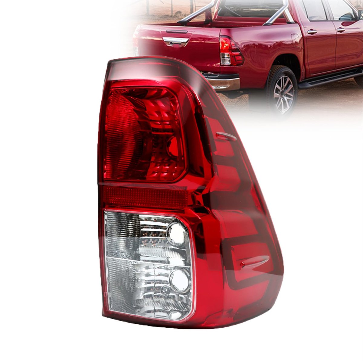1 Pc Rh Tail Light Assembly Replacement For Hilux 2wd 4wd Sr Sr5 Ute 2015-2020 Right Side
