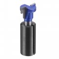 Uxcell 7 16 5 8 Diameter Keyhole Router Bit Set 4 Shank With 2 To 1 Collet Adapter Carbide Tipped Wood Milling T-slot Cutter