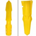 Ecotric Plastic Kit Bodywork Set White Yellow Black Compatible With Suzuki Rm125 2001-2007 Rm250 2001-2008