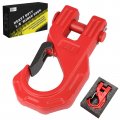 Heavy Duty 3 8 In Winch Hook 20 Ton 45000 Lbs Break Strength Forged Steel Tow With Safety Latch For Synthetic Rope Atv Utv Jeep 