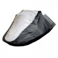 Stopbyus Jet Ski Watercraft Cover Compatible For Seadoo Gt Gti Gts Gtx Heavy-duty 420 Denier Jetski Pwc Travel Gray 