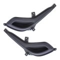 Fog Light Cover Pair For Hyundai Accent 2012 2013 2014 2015 2016 2017 Front Driver And Passenger Side Dark Gray Plastic 
