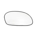 Passenger Side Door Mirror Glass For Ford Taurus 2000 To 2007 Clear Convex With Backing Plate Manual Adjustment Snap On 
