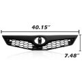 Front Upper Bumper Grille Guard For Toyota Camry Se Xse 2012 2013 2014 Black 5310106340c0 To1200354 Matte Mesh Grill Cover