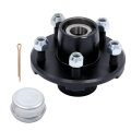 Pre-assembled 5 On 4 Inch Trailer Hub Bearing Kit Includes Seal And Cap Suitable For 2000lbs 1 Spindle 