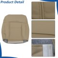 Brown Synthetic Leather Seat Covers For F150 2004 2008 4 Piece Set Front Driver And Passenger Bottom Lean Back Replacement