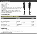 Front Strut And Coil Spring Assembly 2 Piece Kit Compatible With 2005-2010 Chrysler 300 5 7l V8c Excludes Police Taxi Models