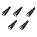 Fuel Line Connectors Quick Disconnect 3 8 In Straight To Barb 5 Pieces Replacement For 15049690 15126994 Plastic And Rubber 