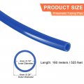 Meccanixity Pneumatic Tubing Pipe 6mmx4mm 525ft 160 Meters Pu Air Line Hose Tube Blue For Fluid Transfer Compressor