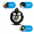 Amber Yellow Fog Light Assembly For Mini Cooper 2007 To 2015 Driver And Passenger Side Replacement Lamps With H8 Bulbs
