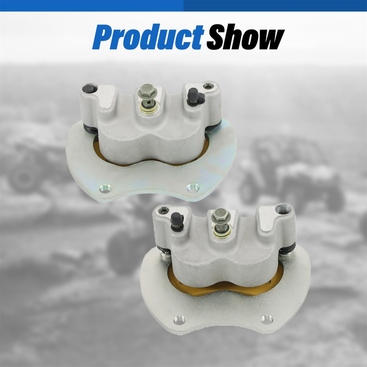 Rear Left And Right Brake Caliper With Pads For Polaris Rzr Xp 4 1000 Ranger Sportsman Ace 570 900 Part Number