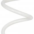 Eastman 1 2 Inch Fip Flexible Faucet Connector Pvc Supply Hose Line With Nickel-plated Brass Nuts 12 Length White 48902