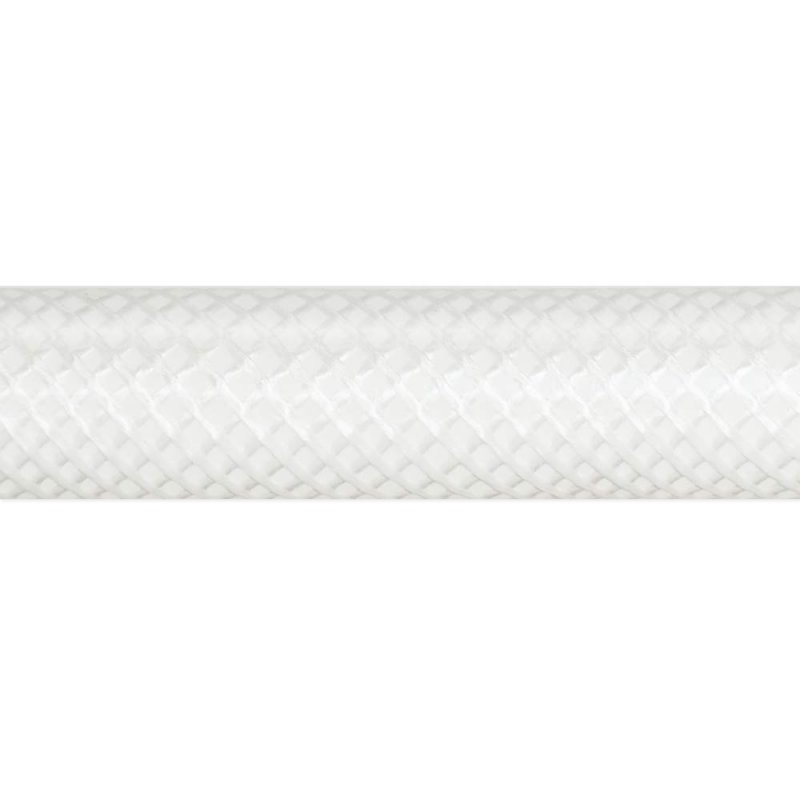 Eastman 1 2 Inch Fip Flexible Faucet Connector Pvc Supply Hose Line With Nickel-plated Brass Nuts 12 Length White 48902