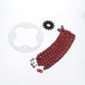 Fits Honda 400ex Trx400ex 520-96 Red Non O Ring Chain Sprocket Black 14 39 