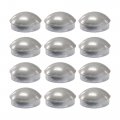 Chain Link Fence 4 Round Dome External Post Caps Die Cast Aluminum  Pack Of 12 