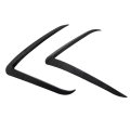 2pcs Carbon Fiber Front Bumper Fog Lamp Wind Knife Spoiler For Tesla Model Y 2025 2026 Light Eyebrow Cover Trim Blade Kit 