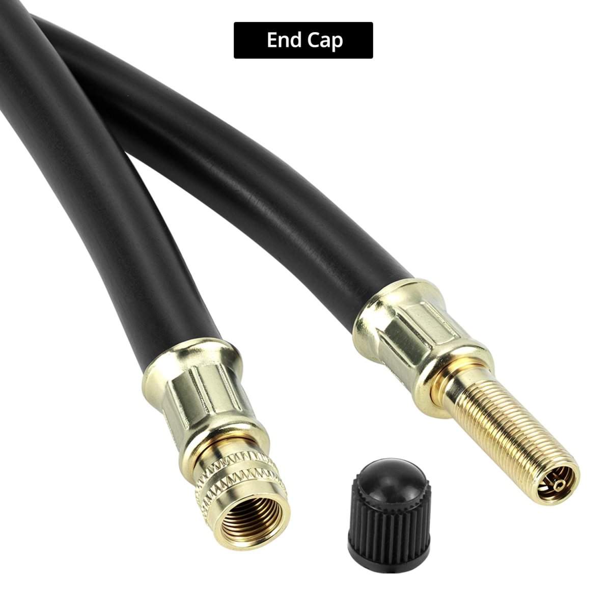 Flexible Tire Valve Stem Extenders 4 Pack 8 25 In Extension Adaptors With Rim Clamps For Cars Motorcycles Rvs And Bicycles