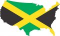 Stickertalk Jamaica Die Cut Usa Flag Vinyl Sticker 5 Inches By 3 