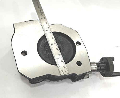 3 In 75mm Tilting Rotary Table For Milling Machines Mrt-3t Low Profile Precision Mini 0 To 90 Degrees Tilt Horizontal And
