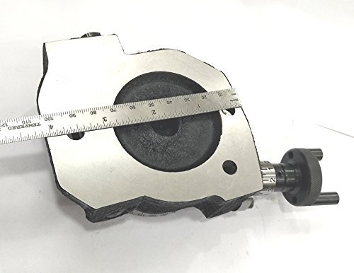 3 In 75mm Tilting Rotary Table For Milling Machines Mrt-3t Low Profile Precision Mini 0 To 90 Degrees Tilt Horizontal And