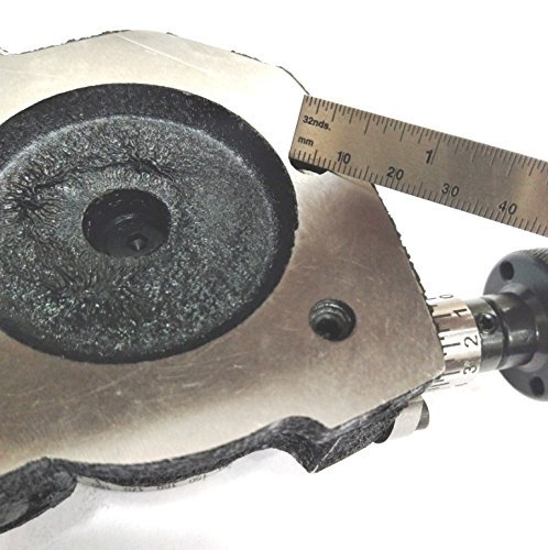 3 In 75mm Tilting Rotary Table For Milling Machines Mrt-3t Low Profile Precision Mini 0 To 90 Degrees Tilt Horizontal And