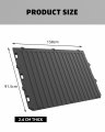 A Utv Pro Cargo Bed Mats Liner For 2014-2022 Polaris Ranger Xp 900 570 Fullsize Rear Back All Weather Tpe Protection