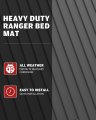 A Utv Pro Cargo Bed Mats Liner For 2014-2022 Polaris Ranger Xp 900 570 Fullsize Rear Back All Weather Tpe Protection