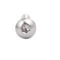Uxcell M5x80mm 304 Stainless Steel Button Head Hex Socket Cap Screws Bolts 10pcs