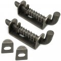 Wanlian 2 Pcs Stainless Steel Mini Spring Loaded Latch Pin 5 Inch 304 Metal Barrel Bolt Reinforced Industrial Welded Lock For 