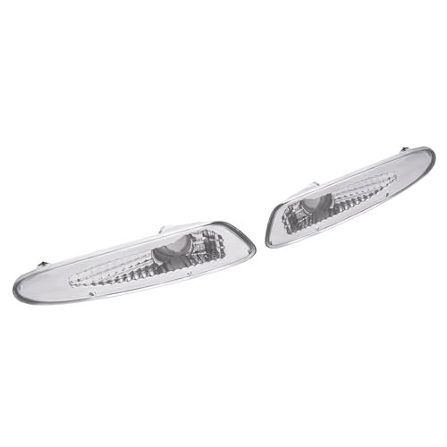Pair Side Marker Lights For 2003 2004 2005 2006 Mercedes Benz Sl Class R230 Chassis Clear Lens Replacement 2308200121