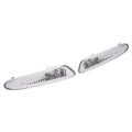 Pair Side Marker Lights For 2003 2004 2005 2006 Mercedes Benz Sl Class R230 Chassis Clear Lens Replacement 2308200121