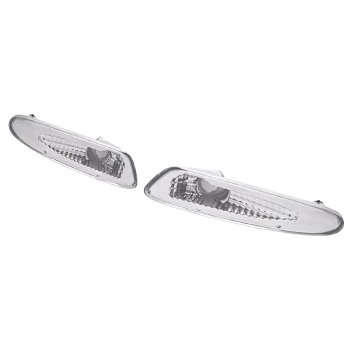 Pair Side Marker Lights For 2003 2004 2005 2006 Mercedes Benz Sl Class R230 Chassis Clear Lens Replacement 2308200121